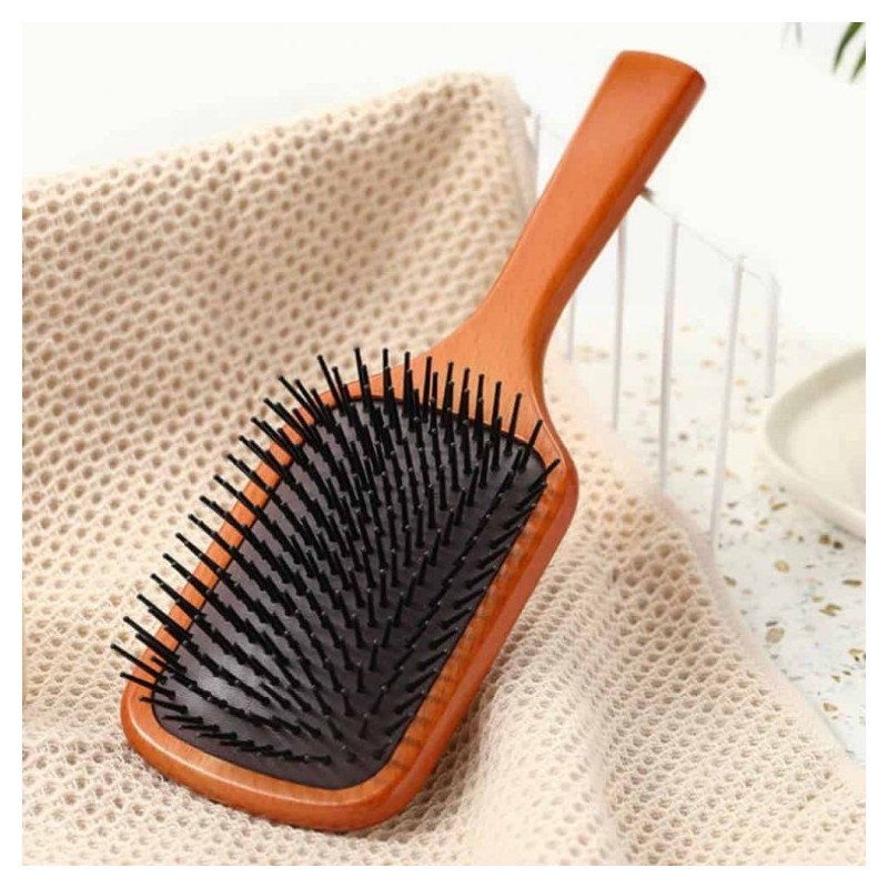 핑쇼49 Large Paddle Brush for Curly Hair