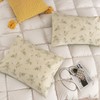 ECOCOTT 2 Pack Pillowcase Queen Size, Green Floral Pillow Cases