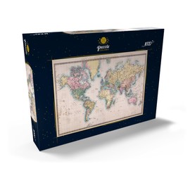 MyPuzzle World Map by Mercator Projection, 1860 - Premium 1000 Piece Puzzle - MyPuzzle Special Collection by Puzzle Galaxy