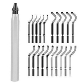 Felimoa Crank Creamer, Deburring Reamer, Includes Handles, 4 Types of Blades x 5, Total of 20 Pieces