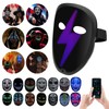 BBDKL New LED Mask with Bluetooth Programmable App,Shining Led Light