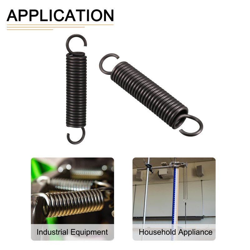 DTGN 2.5x18x100mm(WxODxL) Extension Spring - 1Pack - Good for Home