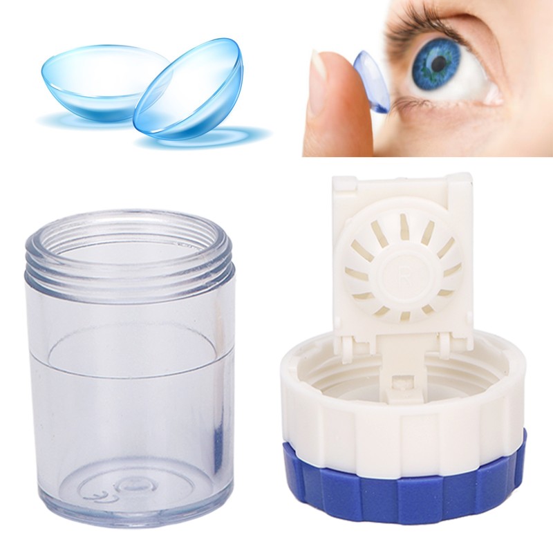 10pcs Manual Contact Lens Cleaner Professional Portable Contact Lens Washer