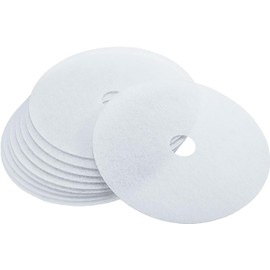 10 Pcs Universal Dryer Exhaust Filter Replacement Kit - White Round Disc & Cotton Paper Filters for Panda, Magic Chef, Sonya, Avant Dryers - Lint Removal (227 x 33 mm)