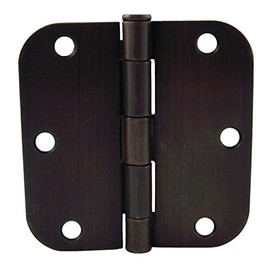 Hager RC1842 Hinge 3-1/2" x 3-1/2" Oil Rubbed Bronze 5/8" Radius Corner 2 Pack