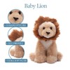 The Petting Zoo Lion Stuffed Animal Plushie, Gifts for Kids,