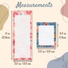 Magnetic Notepads for Refrigerator, 4-Pack Grocery List Magnet Pad for