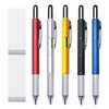 GOOMAND Multifunction Ballpoint Pen Screwdriver Leveler Vernier Calipers Scale with