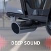 Richeer 3 inch Inlet Exhaust Tip, 6” Outlet 15” Overall