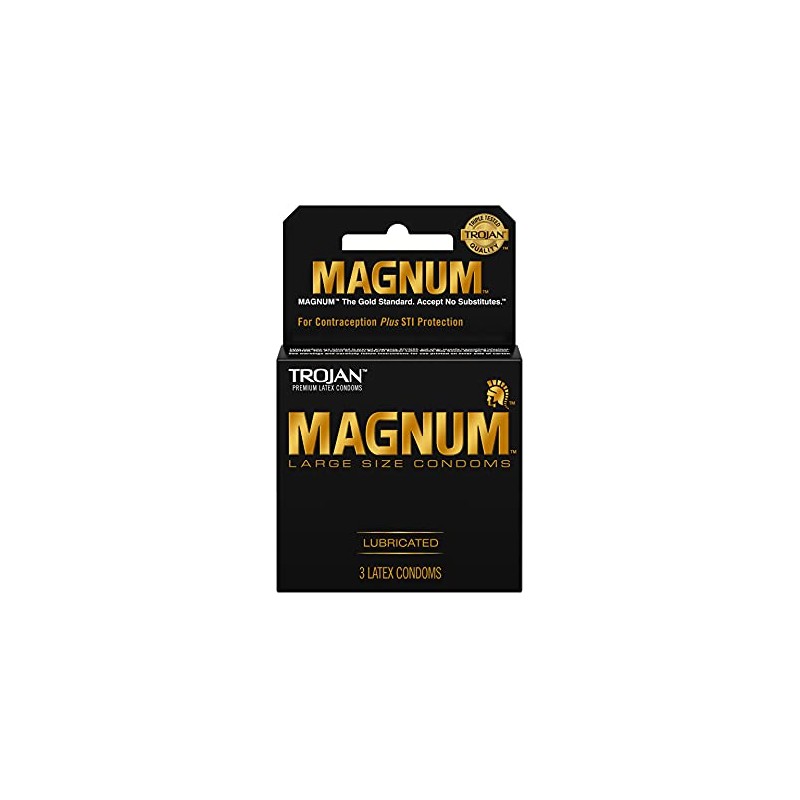 Condón lubricado Trojan, 3 Count, 127