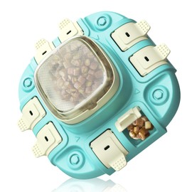 Dog Puzzles Toy, Slow Feeder Dispenser, Advanced Level 2 Puzzle, Interactive Enrichment Treat Feeder for Puppy/Small/Medium/Large and Smart Dog, Mental Brain Stimulation Games for Boredom