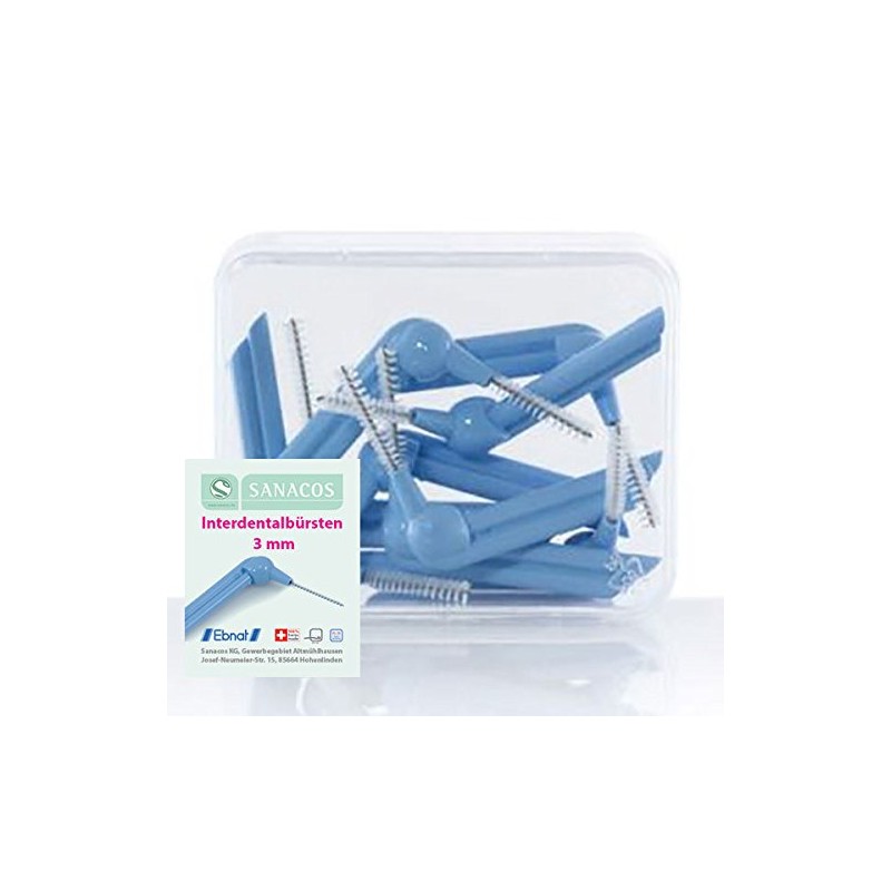 Sanacos Interdental Brushes 3 mm (0.7 mm) Box of 10