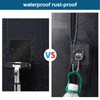 Diesisa Razor Holder for Shower + Adhesive Wall Hooks, Premium
