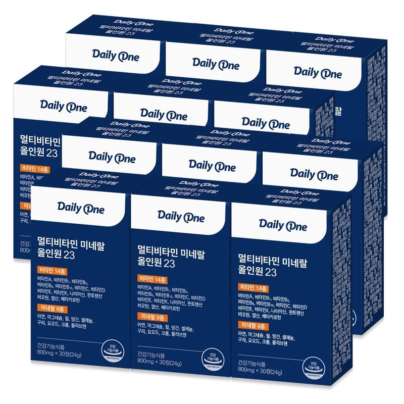 Daily One Multivitamin Mineral All-in-One 23 Multivitamins Women Men Nutrients