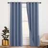 RYB HOME Thermal Curtains Soundproof - 3-in-1 Drapes Noise Barrier