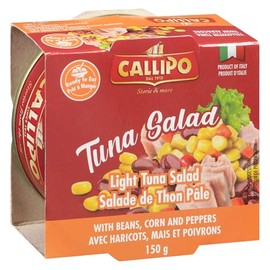 Calipo Light Tuna Salad Ready to Eat - Beans, Corn and Pepper