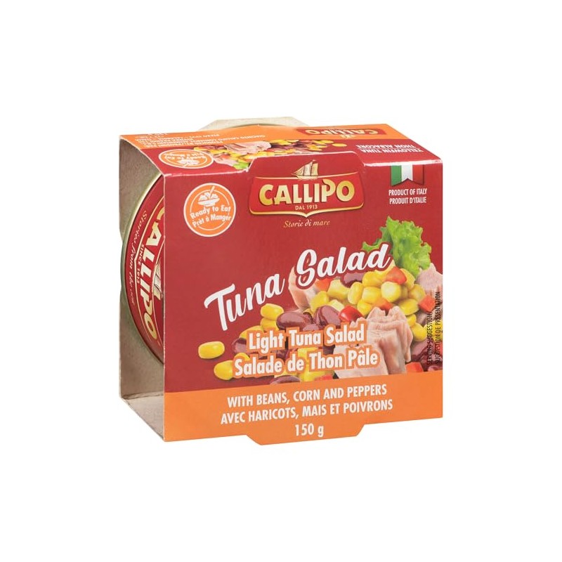 Calipo Light Tuna Salad Ready to Eat - Beans, Corn