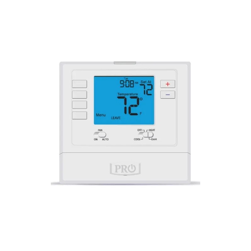Pro1 T725 Programmable Thermostat, 2H/1C, 5-1-1 Days Programs per Week