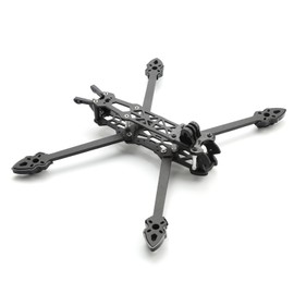 Mark4 8inch 375mm with 5mm Arm Quadcopter Frame 3K Carbon Fiber 8'' FPV Freestyle Remote Control Racing Drone with Print Parts for DIY FPV, Black
