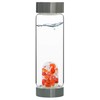 VitaJuwel ViA PASSION - Crystal Water Bottle with Carnelian &