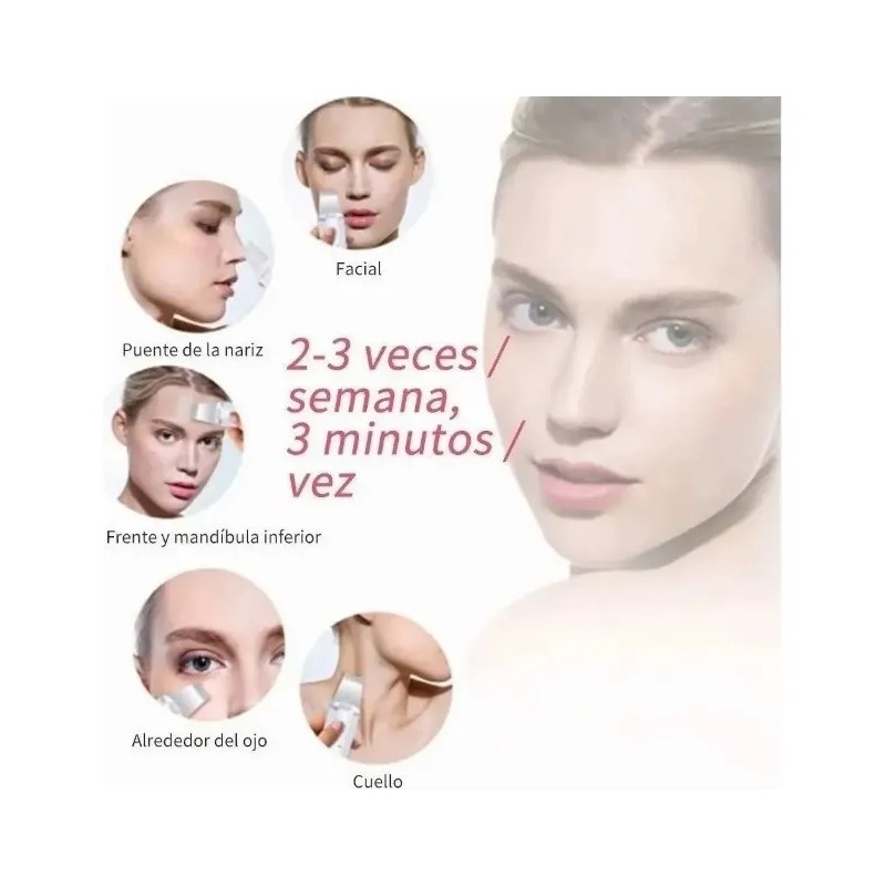 Scrubber, Ems, Eliminación Del Acné, Facial 3 Kit
