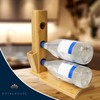 ROYALHOUSE Bamboo Wine Rack 3 Compartments (Assembly Required)