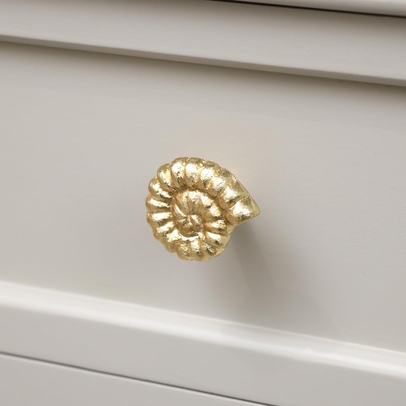 Melody Maison Gold Fossil Drawer Knob