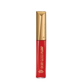 Rimmel London Oh My Gloss Plump Lip Gloss with Moisturising Oils, Soft Lips and Ultra Bright Finish 3D Effect, 500 Saucy, 6 ml
