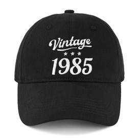 Toctax Baseball Cap Men's Birthday Gift for Men 30 40 50 60 70 Years Cotton Baseball Cap Father's Day Gift Funny Gift Idea for Dad, Husband, Grandpa, 40 years old