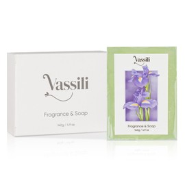 Vassili Fragrance Bath Soap Bar for All Skin Types- Long-Lasting Aroma with Exotic Notes,Moisturizing & Refreshing-Mystic Mist(140g)