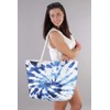 styleBREAKER 02012344 Women's XXL Beach Bag with Batik Swirl Pattern