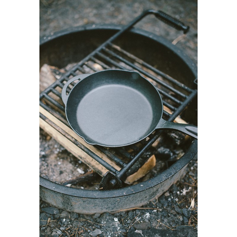Barebones 12-Inch Cast Iron Skillet - Non Stick Frying Pans