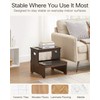 StrongTek Bed Step Stool for High Beds, Large Bamboo 2-Step