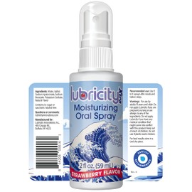 Lubricity Xtra Dry Mouth Spray - Advanced Formula - Hyaluronic Acid and Xylitol, Saliva Substitute Moisturizing Oral Spray, The Most Satisfactory Solution in Dry Mouth Products (2 Fl. Oz., Strawberry)