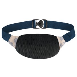 KAVU Canvas Spectator Belt Bag Hip Fanny Pack- Blue Panthera