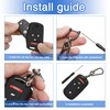 TOMALL 2 Pack for Acura Key Fob Cover with Keychain,