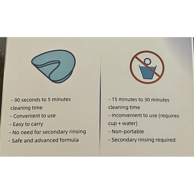 GLEAMCO (3) GLEAMGO RETAINER CLEANING KIT - 30ml x 10