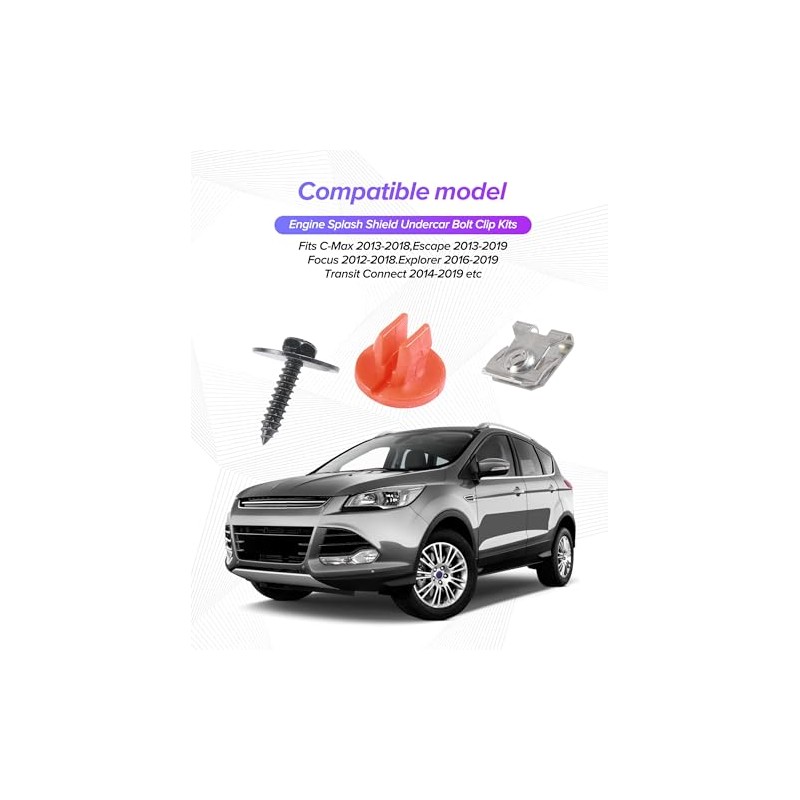 Juego de 30 clips para parachoques de coche, kit de