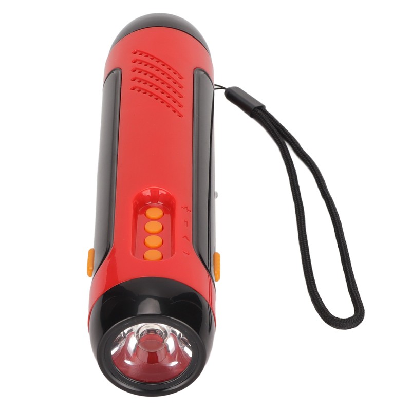 JX‑502 Emergency Flashlight 3W Strong Light LED Hand Crank Flashlight