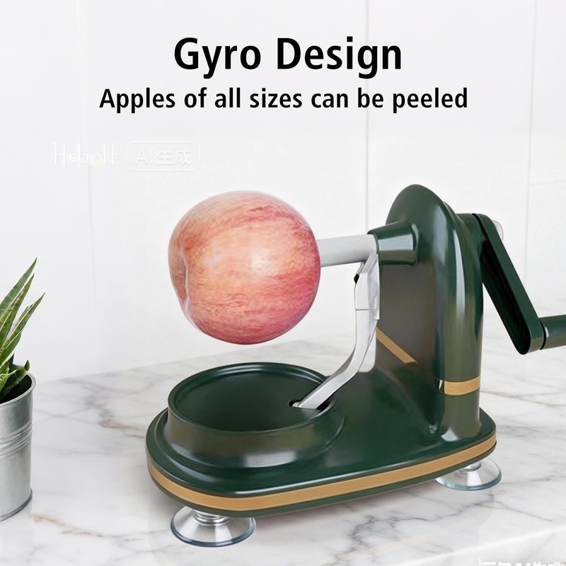 Apple Peeler, Slicer & Corer Set – 8 Wedges Efficient