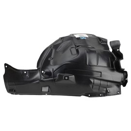 TRQ Front Left Rearward Inner Fender Liner Drivers Side Compatible with 2014-2022 INFINITI Q50 IN1248131