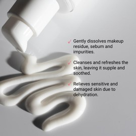 G.M. COLLIN Sensiderm Cleansing Milk | Gentle Face Cleanser for Sensitive Skin | Hydrating Makeup Remover