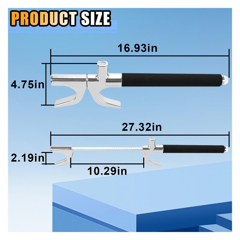 Car Steering Wheel Lock, Car Security Anti-Theft Device Retractable Steering