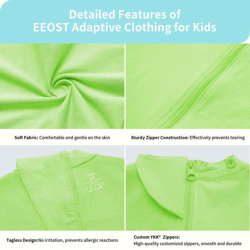 EEOST Adaptive Clothing for Kids Special Needs Autism Sensory Jumpsuit