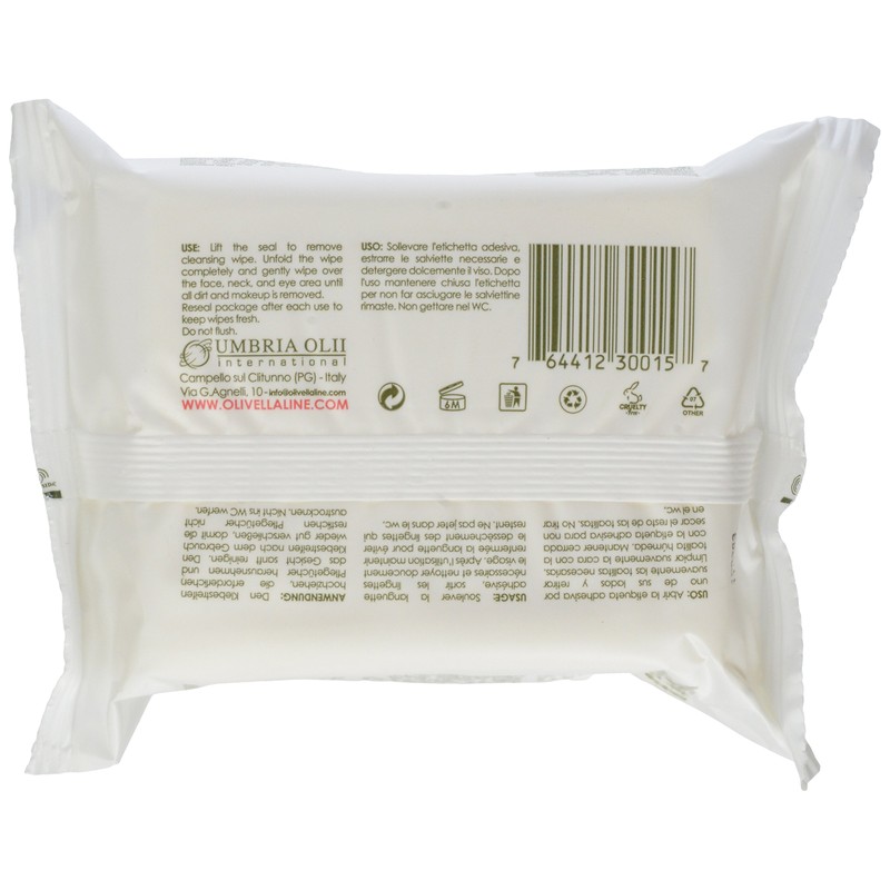 OLIVELLA Cleansing Tissues, 30 Count