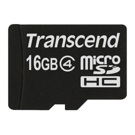Transcend TS16GUSDC4 16GB MicroSDHC Class 4 memory card