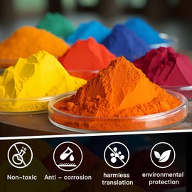 Iron Oxide Powder, Ultrafine Particle Natural Industrial Material, Suitable for Construction, Coatings, Ceramics, Concrete Coloring and Many Other Applications,17 Ounces, Brown