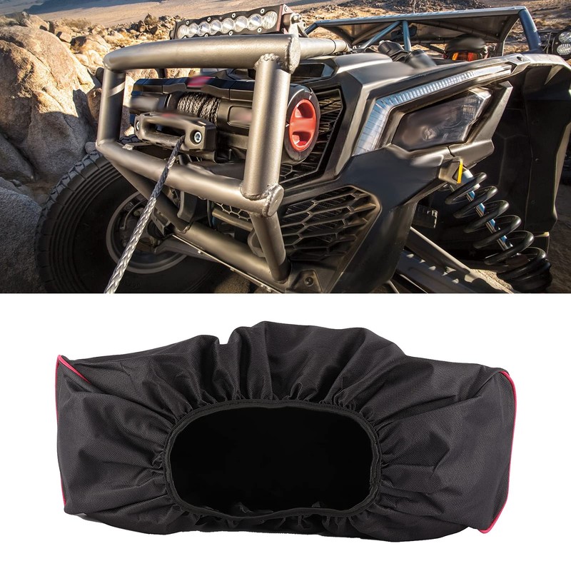 Waterproof Dustproof Winch Cover,Elastic Design Cloth for 8,500 ‑ 17,500