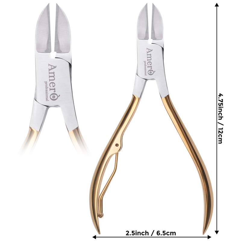 Premium 440C Stainless Steel Heavy Duty Toenail Clippers – 15