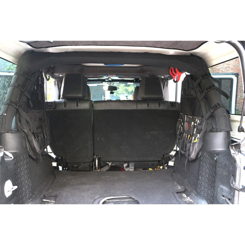 PKEDUO Roll Bar Storage Bag Multi-pocket Rear Cargo Organizers Saddlebag